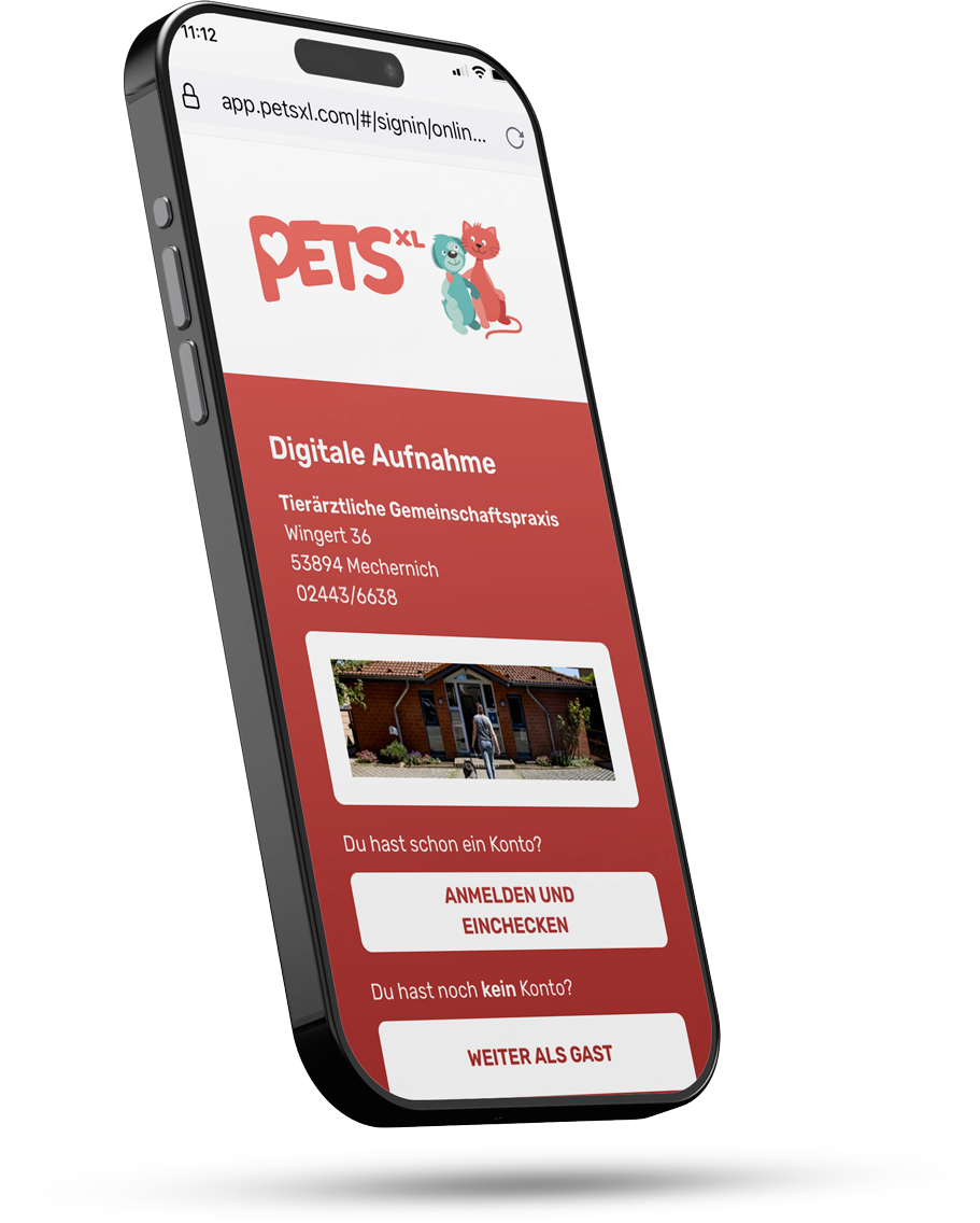 Die Tierärztliche Gemeinschaftspraxis Dr. Hülsmann und Dr. Unland nutzt jetzt petsXL, die kostenlose App für Ihre Tiergesundheit.